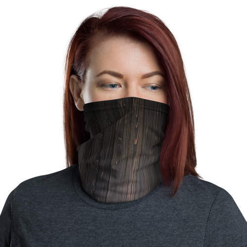 Default Title Black Wood Neck Gaiter Masks by Design Express