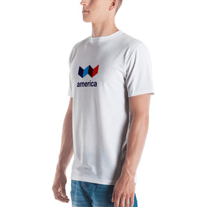 America "Squared" Men's T-shirt by Design Express