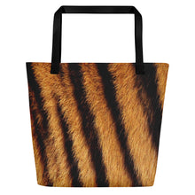 Black Tiger "All Over Animal" 4 Beach Bag Totes by Design Express