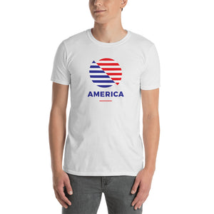 S America "The Rising Sun" Short-Sleeve Unisex T-Shirt by Design Express