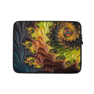 13 in Colourful Fractals Laptop Sleeve by Design Express