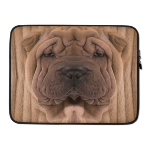 15 in Shar Pei Dog Laptop Sleeve by Design Express