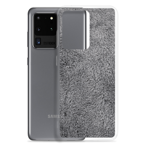 Soft Grey Fur Print Samsung Case by Design Express