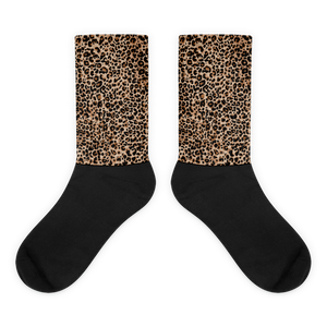 M Golden Leopard Socks by Design Express