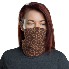 Default Title Diamond Brown Pattern Neck Gaiter Masks by Design Express