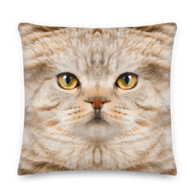 Scottish Fold Cat "Hazel" Premium Pillow by Design Express