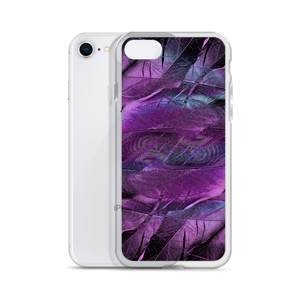 Purple Feathers iPhone Case by Design Express