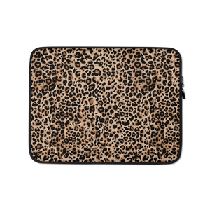 13 in Golden Leopard Laptop Sleeve by Design Express