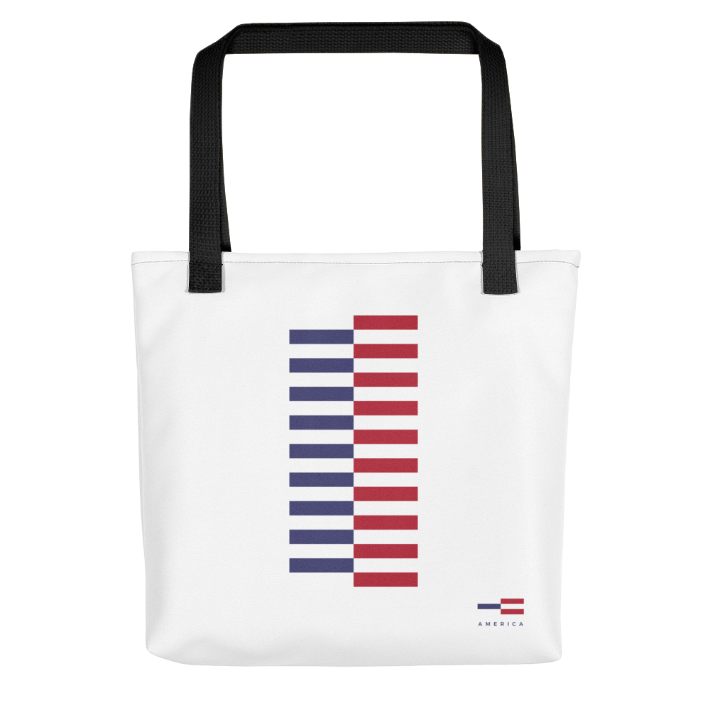 Default Title America Tower Pattern Tote bag Totes by Design Express