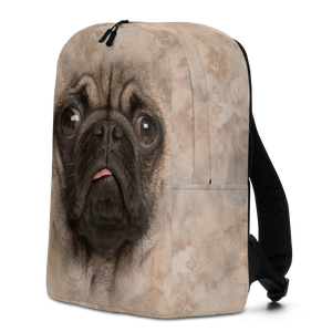 Pug Puppy Dog Minimalist Backpack by Design Express