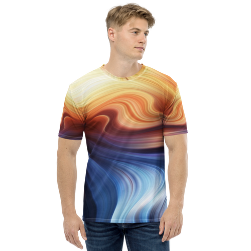 XS Canyon Swirl Men's T-shirt by Design Express