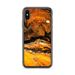 iPhone X/XS Yellow Orange Abstract iPhone Case by Design Express