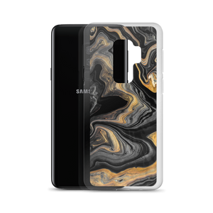 Black Marble Samsung Case by Design Express