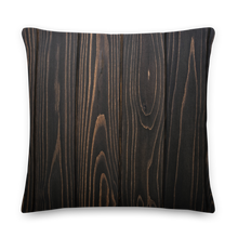Black Wood Square Premium Pillow by Design Express