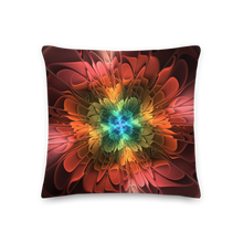 18×18 Abstract Flower 03 Square Premium Pillow by Design Express