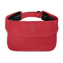 Red Keep Calm and Carry On (Gold) Visor by Design Express