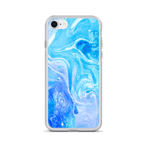 iPhone 7/8 Blue Watercolor Marble iPhone Case by Design Express