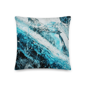 Ice Shot Square Premium Pillow by Design Express