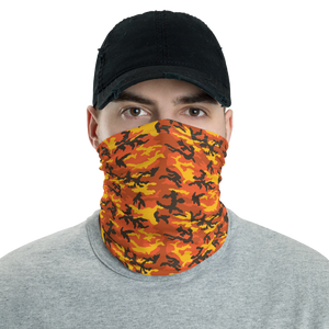 Default Title Savage Orange Camo Neck Gaiter Masks by Design Express