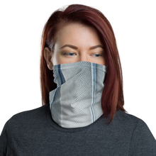 Default Title White Feathers Texture Neck Gaiter Masks by Design Express