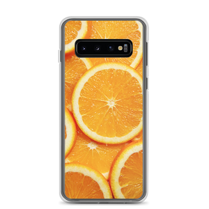 Samsung Galaxy S10 Sliced Orange Samsung Case by Design Express