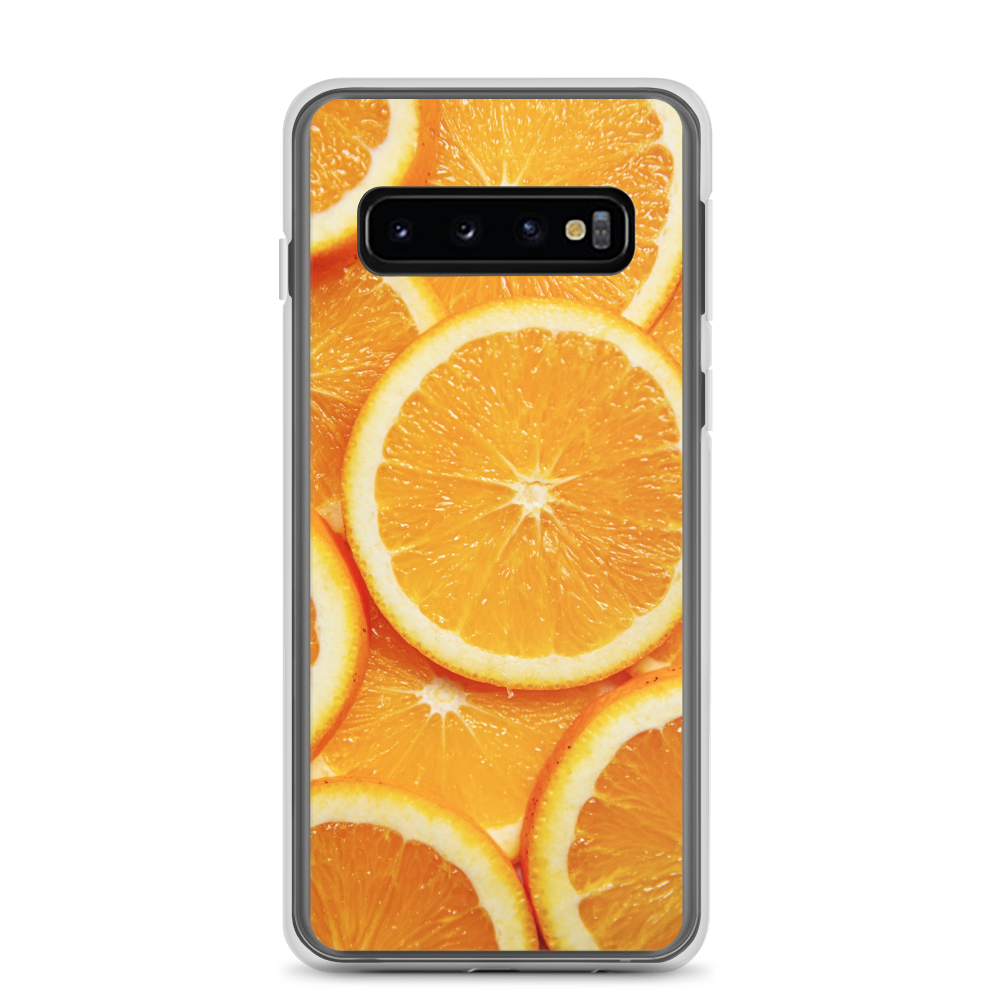 Samsung Galaxy S10 Sliced Orange Samsung Case by Design Express