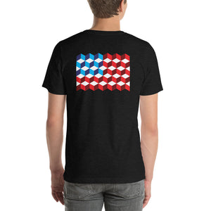 United States "Squared" Short-Sleeve Unisex T-Shirt by Design Express