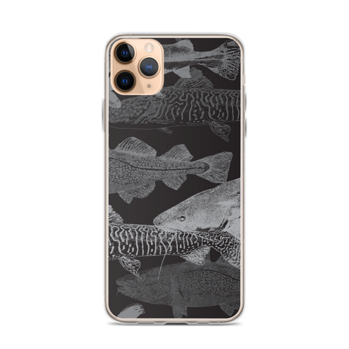 iPhone 11 Pro Max Grey Black Catfish iPhone Case by Design Express