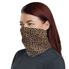 Leopard Brown Pattern Neck Gaiter Masks by Design Express