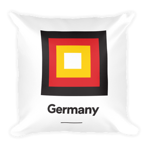 Default Title Germany "Frame" Square Pillow by Design Express