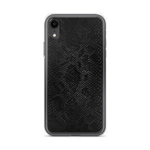 iPhone XR Black Snake Skin iPhone Case by Design Express