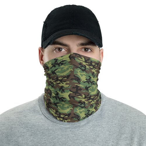 Default Title Basic Camo Camo Neck Gaiter Masks by Design Express