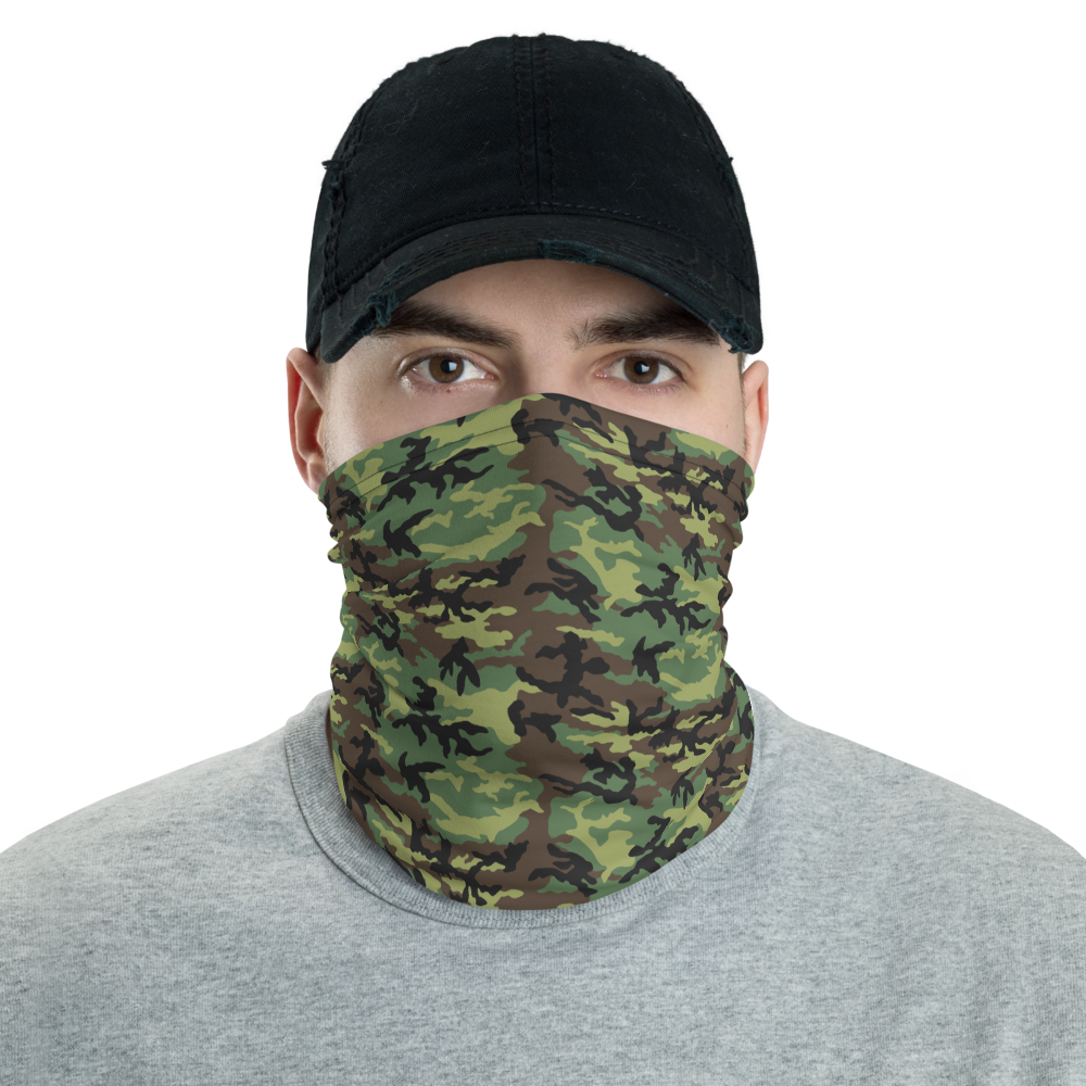 Default Title Basic Camo Camo Neck Gaiter Masks by Design Express