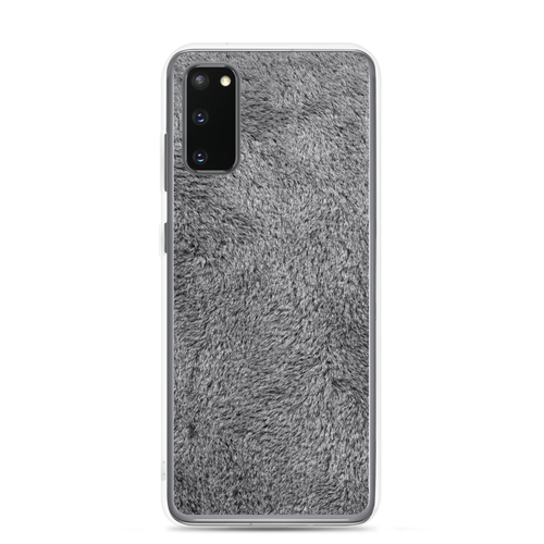 Samsung Galaxy S20 Soft Grey Fur Print Samsung Case by Design Express