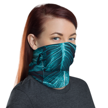 Turquoise Leaf Neck Gaiter Masks by Design Express