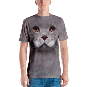 XS Cat 02 "All Over Animal" Men's T-shirt All Over T-Shirts by Design Express