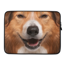 15 in Border Collie Dog Laptop Sleeve by Design Express
