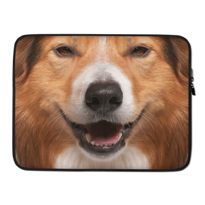 15 in Border Collie Dog Laptop Sleeve by Design Express
