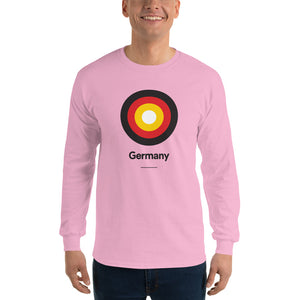 Light Pink / S Germany "Target" Long Sleeve T-Shirt by Design Express