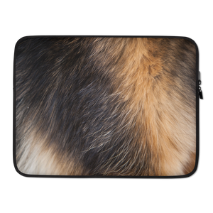 15 in Dog Fur Print Laptop Sleeve by Design Express