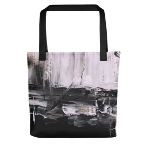 Default Title Black & White Abstract Painting Tote Bag by Design Express