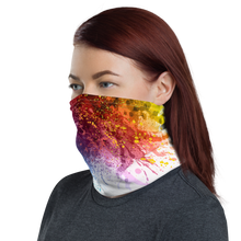 Rainbow Paint Splash Neck Gaiter by Design Express