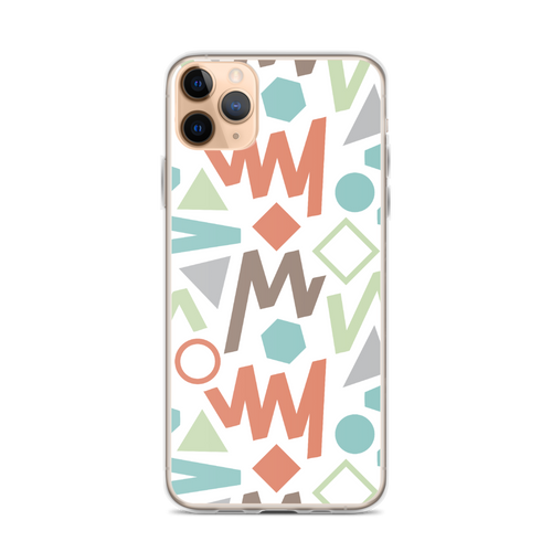 iPhone 11 Pro Max Soft Geometrical Pattern 02 iPhone Case by Design Express