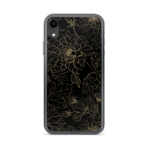 iPhone XR Golden Floral iPhone Case by Design Express