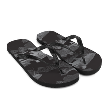 Grey Black Catfish Flip-Flops by Design Express