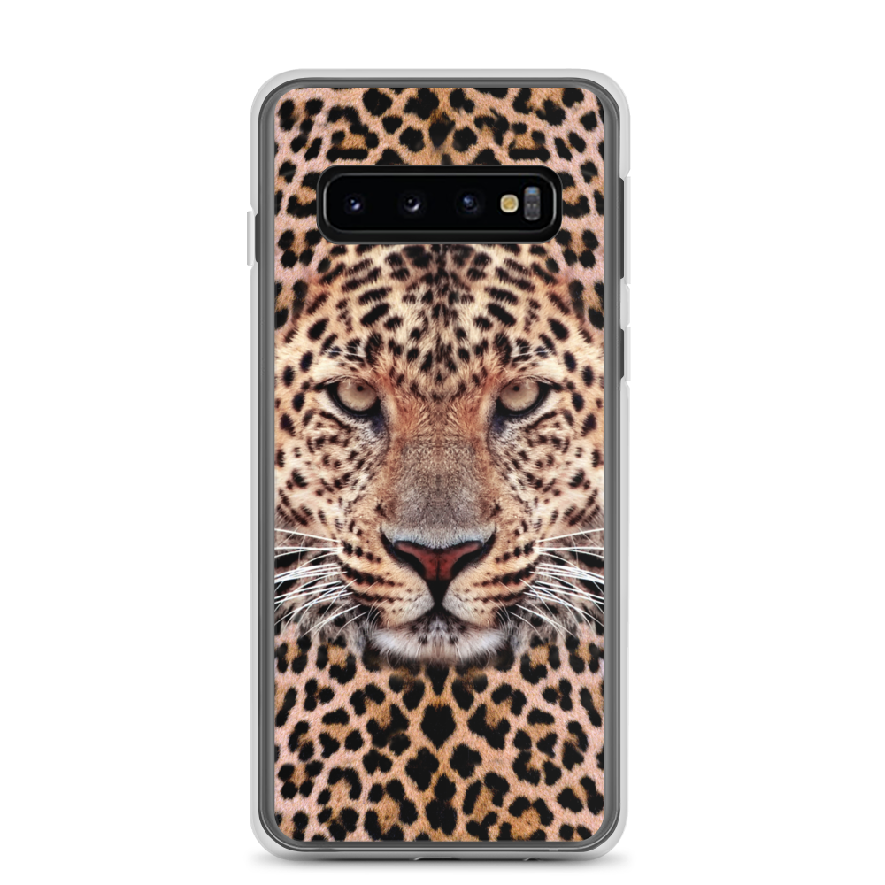 Samsung Galaxy S10 Leopard Face Samsung Case by Design Express