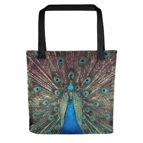 Default Title Peacock Tote Bag by Design Express