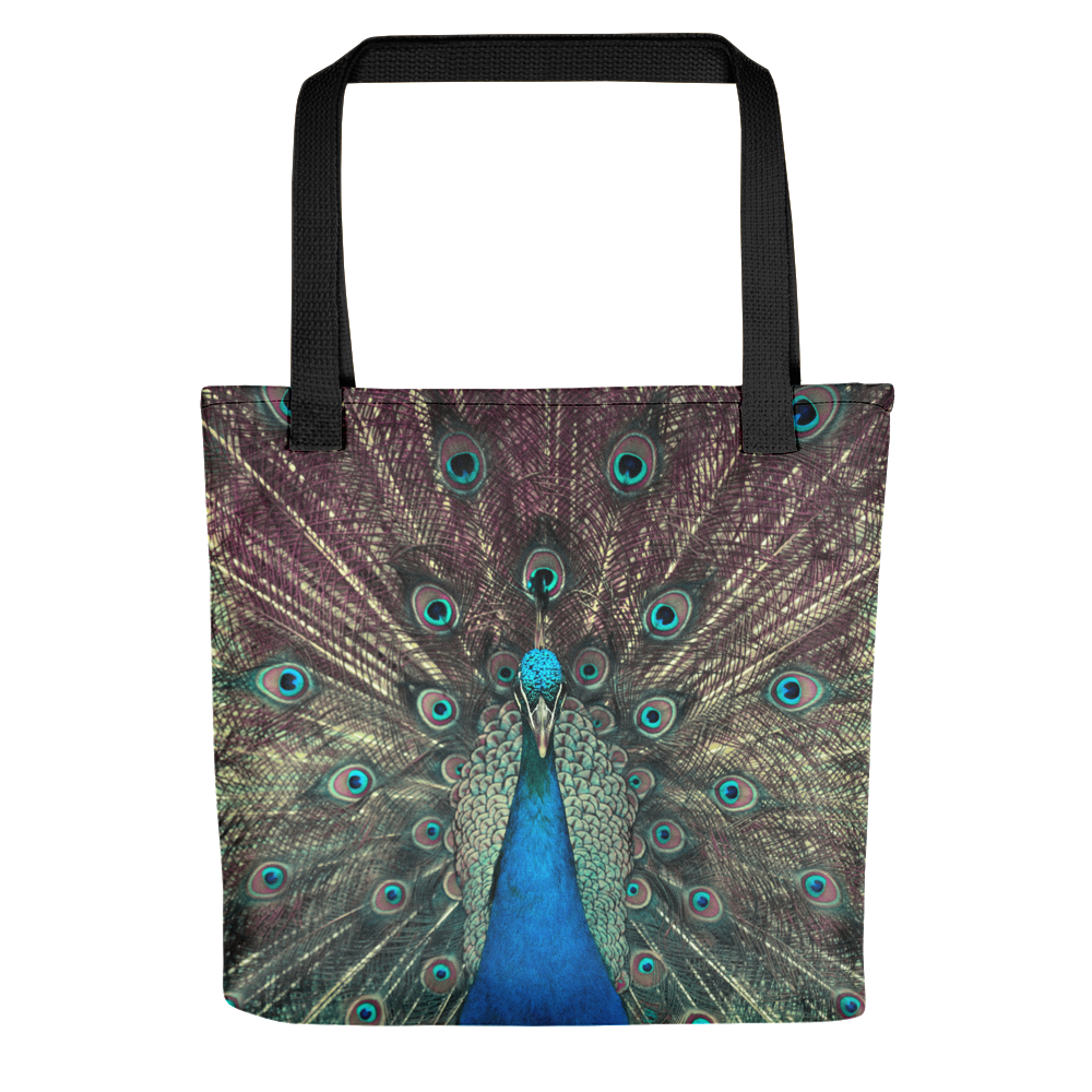 Default Title Peacock Tote Bag by Design Express