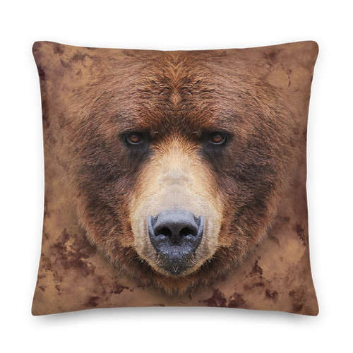 22×22 Grizzly Premium Pillow by Design Express