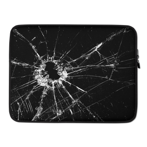 15 in Broken Glass Laptop Sleeve by Design Express